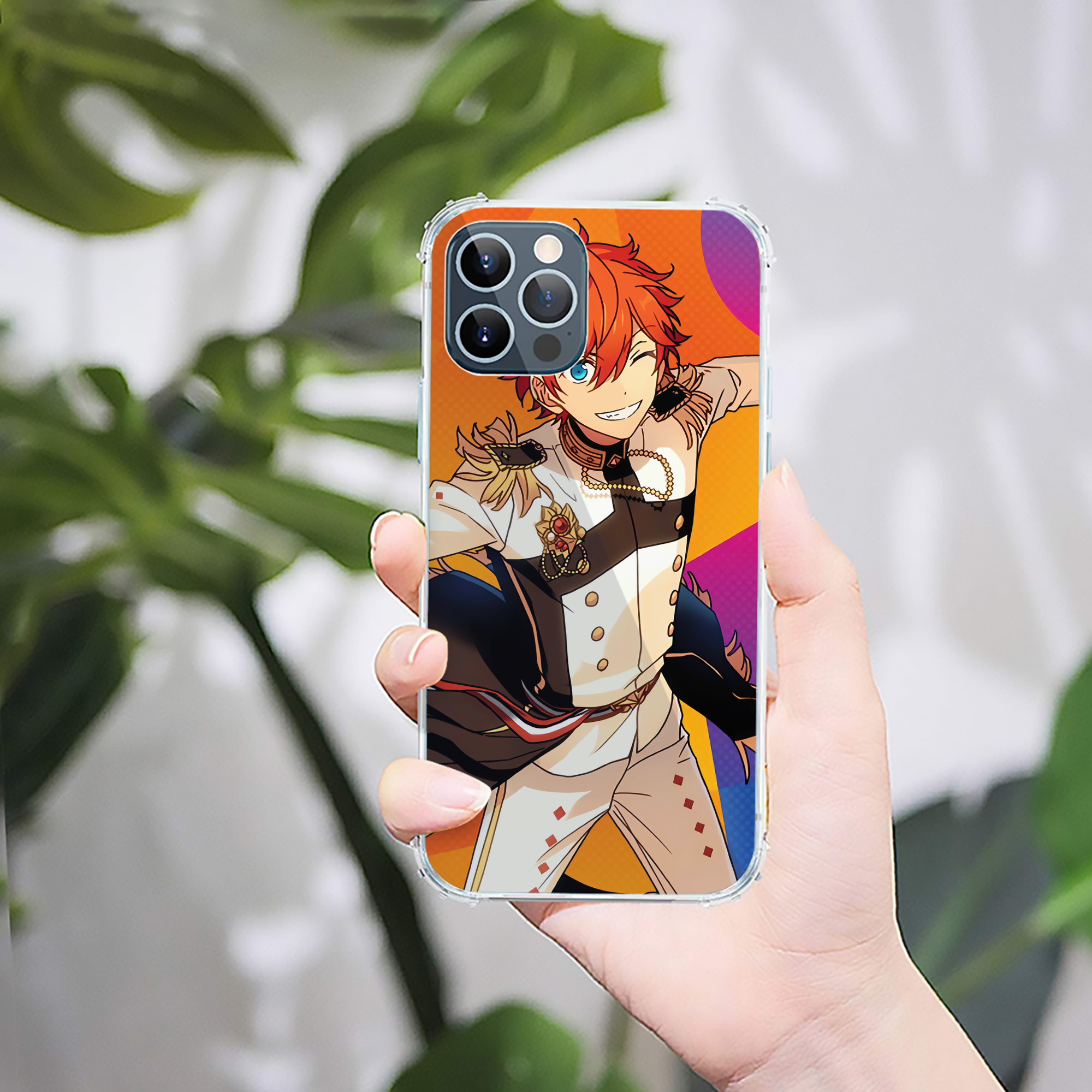 （画像用） あんさんぶるスターズ! Ensemble Stars 【iPhone 12シリーズ対応】透明スマホケース（クリアソフトケース）
